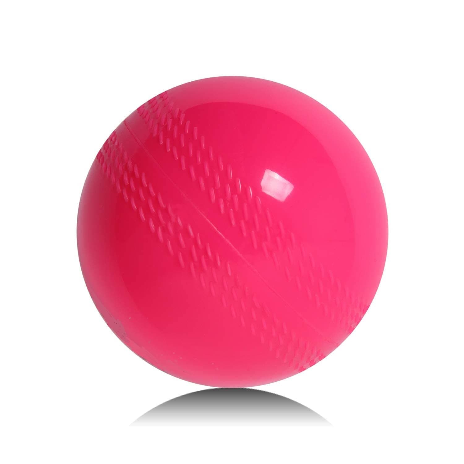 VENOM Soft Cricket Balls Practice, Training for All Age Group, Recommended for Indoor/Outdoor Street & Beach Cricket (Pack of One) (Pink), Standard - Silicone, Rubber