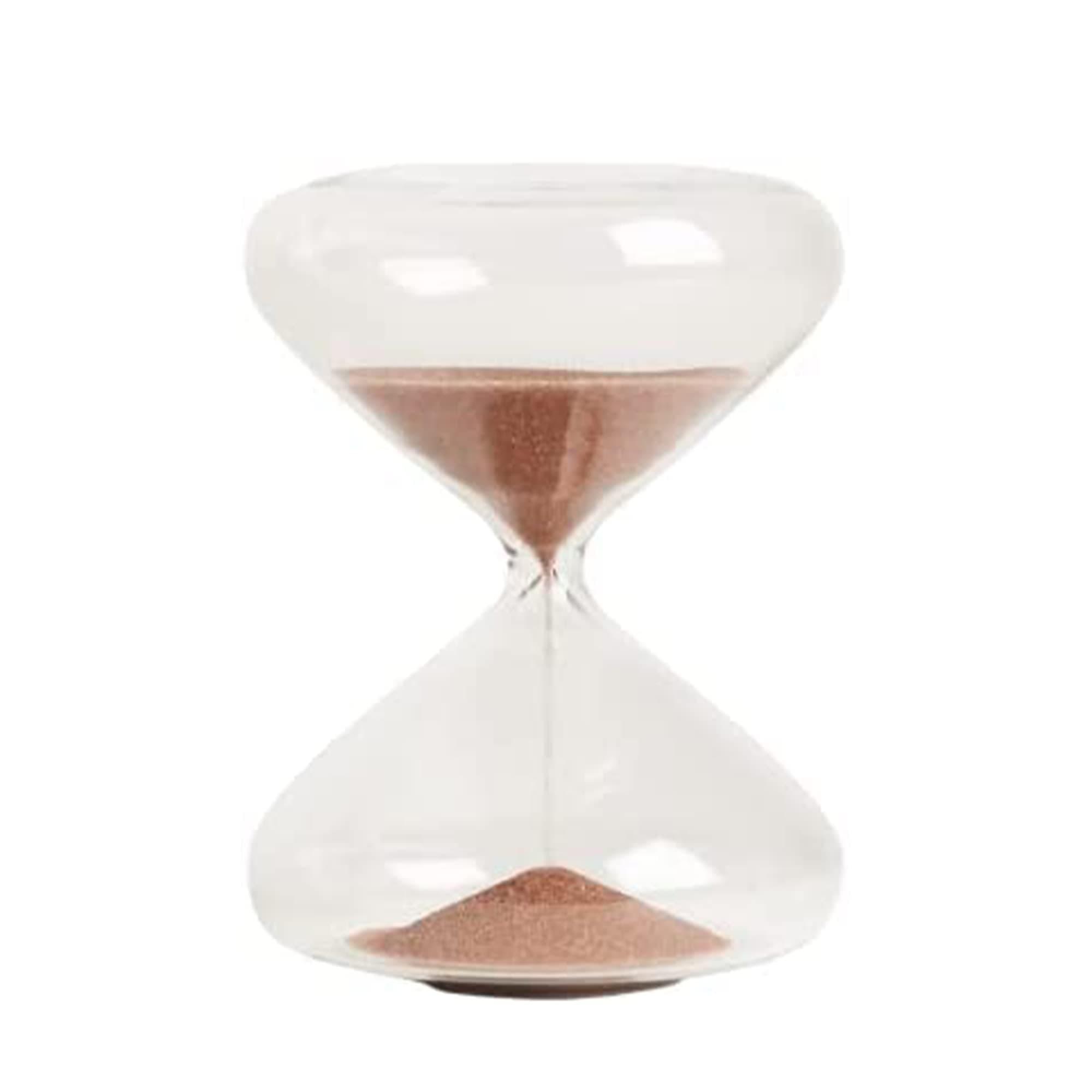 Mindful Focus 5-Minute Hourglass Sand Timer, Desk Timer for Productivity and Time Management, Minimalist Hourglass Timer, Hour Glasses Decorative Gifts, 3.3 (L) x 2.9 (W) inches - Intelligent Change