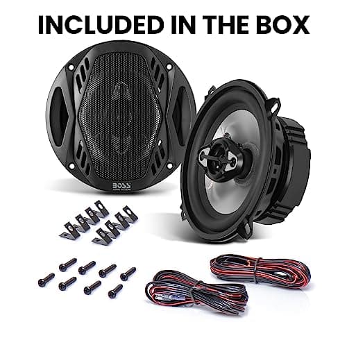 BOSS Audio Systems 5.25 4-Way Boss Audio Nx524 300 Watt (Per Pair), 5.25 Inch, Full Range, 4 Way Car Speakers (Sold