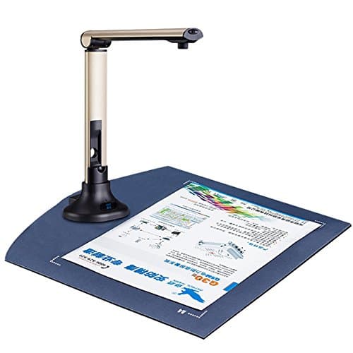 USB Overhead Document Camera Scanner 5 Mega-pixel High Definition for Classrooms,Libraries,Demonstration