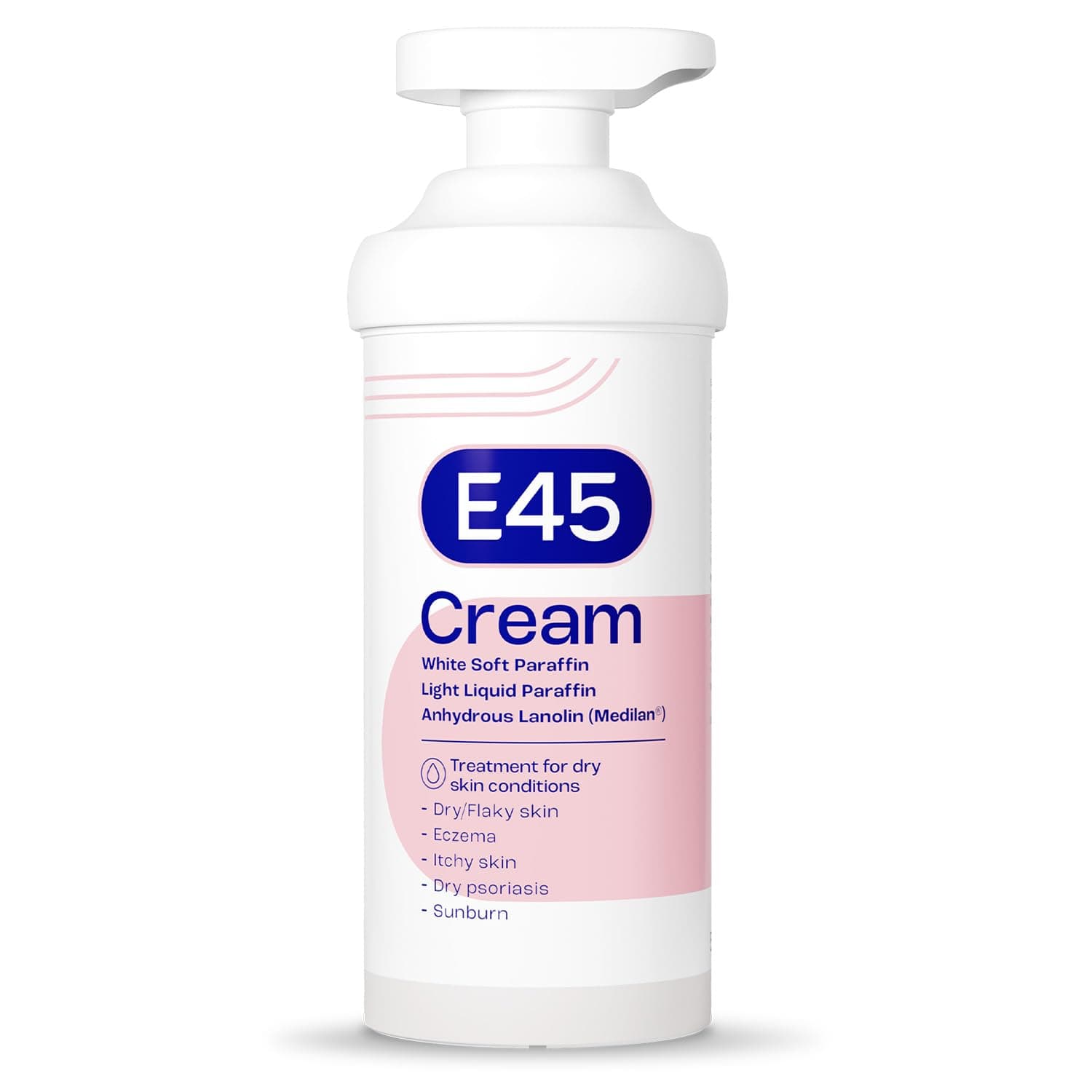 E45 Dermatological Moisturising Cream Pump,500g