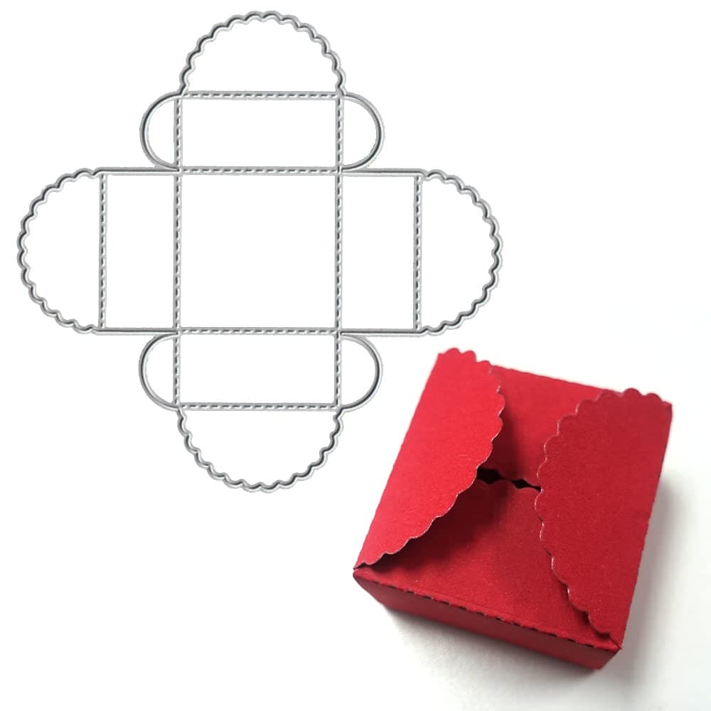 Hying Gift Box Dies for Card Making, 3D Candy Box Cutting Die for Scrapbooking on Clearance Paper Crafting Decor DIY Album