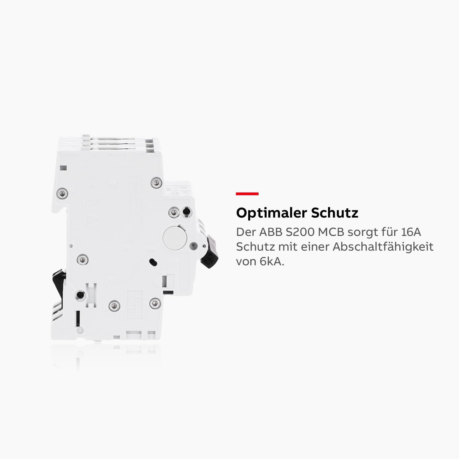 ABB S203-B16 B 16 A 3-Pole Miniature Circuit Breaker