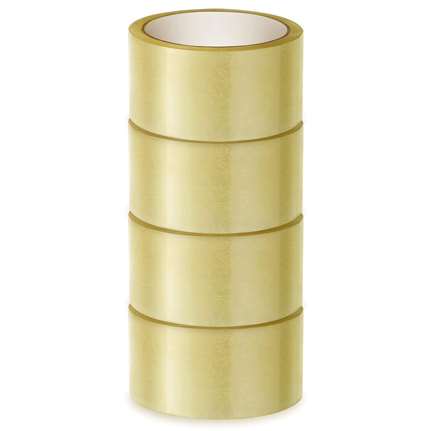 AIPL BOPP Packaging Clear Tape - 72MM x 50 Meter| Pack of 4 | for Packaging Decorating and DIY works