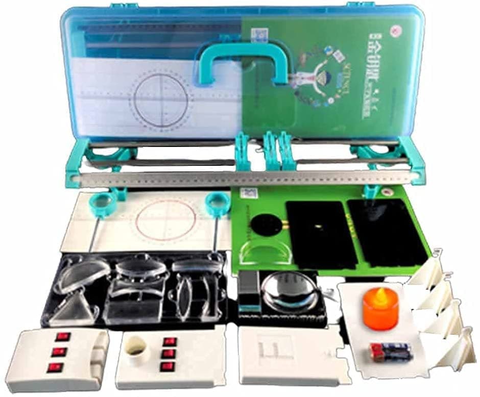 TISTIKManual Hands-On Research Trial Physics Science Lab Optics Learning Starter Kit Light Experiment For Teachers And Students 30 Pieces Accessories Teaching Equipment