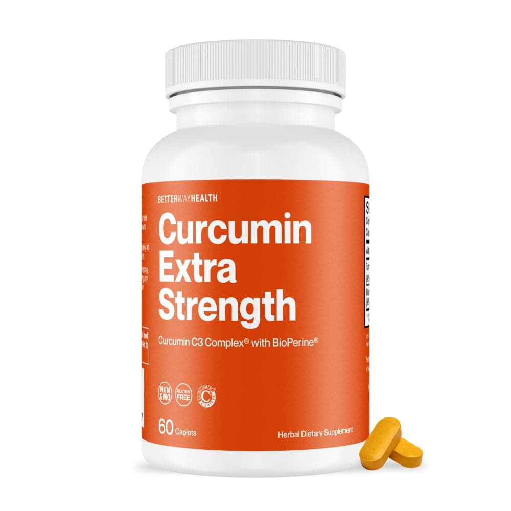 Curcumin Extra Strength - Turmeric Curcumin C3® Complex + BioPerine® - 1000mg 60 Caplets