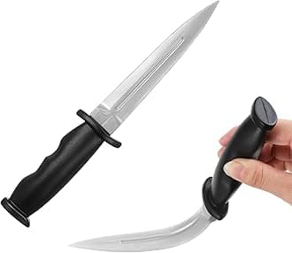 Rubber Training Knife, Pack of 2, White, Martial Arts