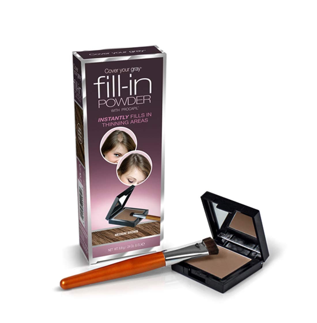 Fill In Powder - Medium Brown (Pack of 4)