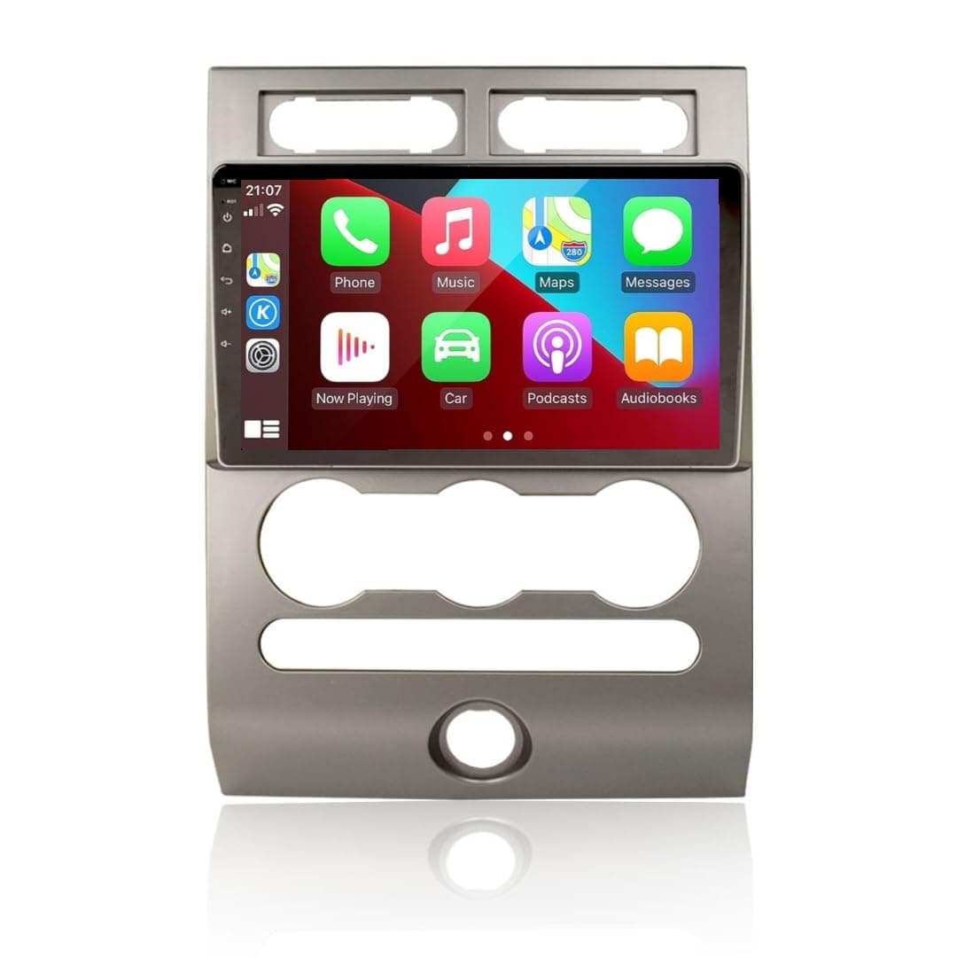 Android Car Stereo For Ford Expedition 2007-2017 4GB RAM Support Apple Carplay Android Auto Wireless QLED Fast Interface Quick Boot AHD Camera Included SIM Card Bluetooth USB Video GPS