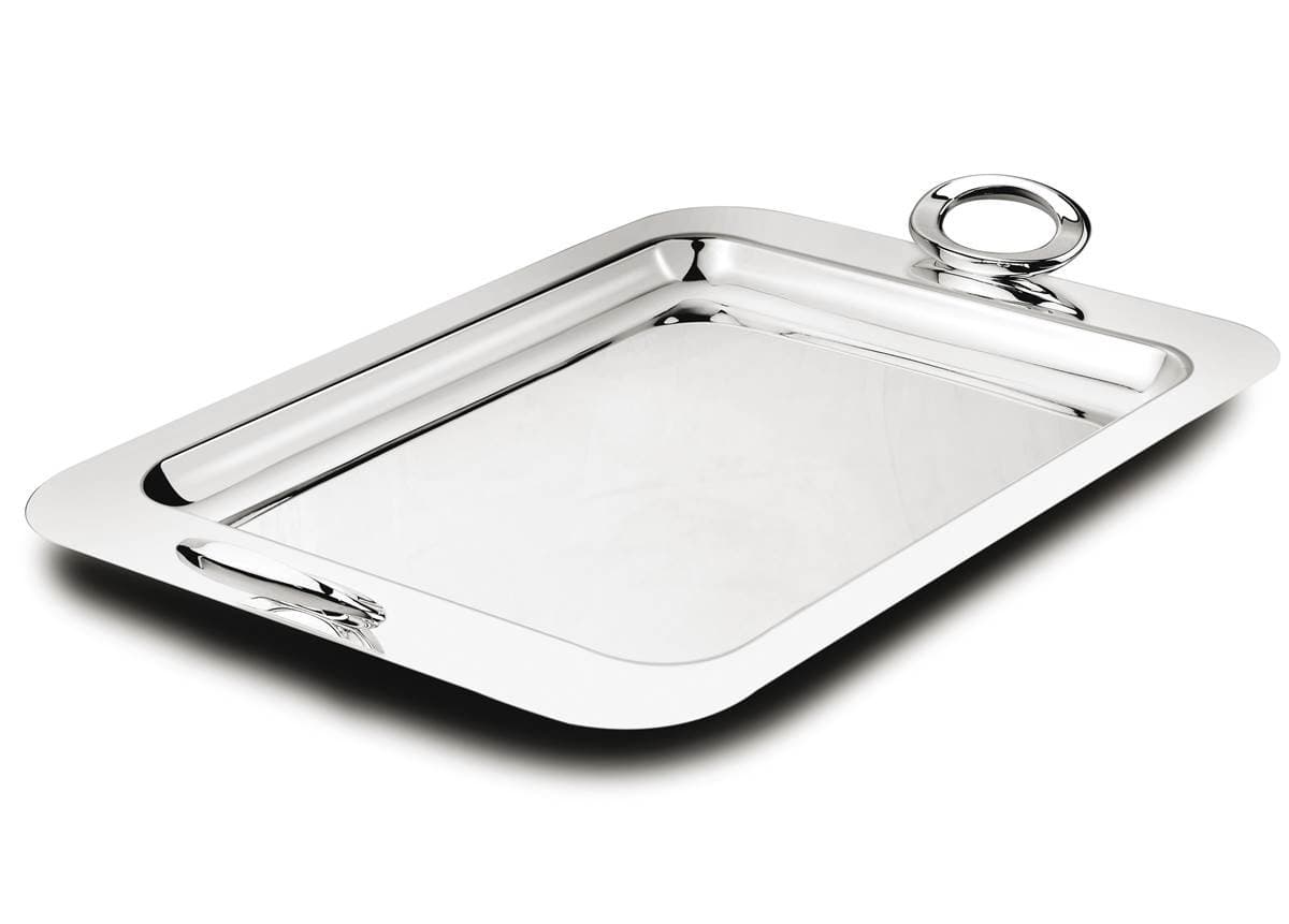 Zilverstad Rectangular Serving Tray Ovation, Silver