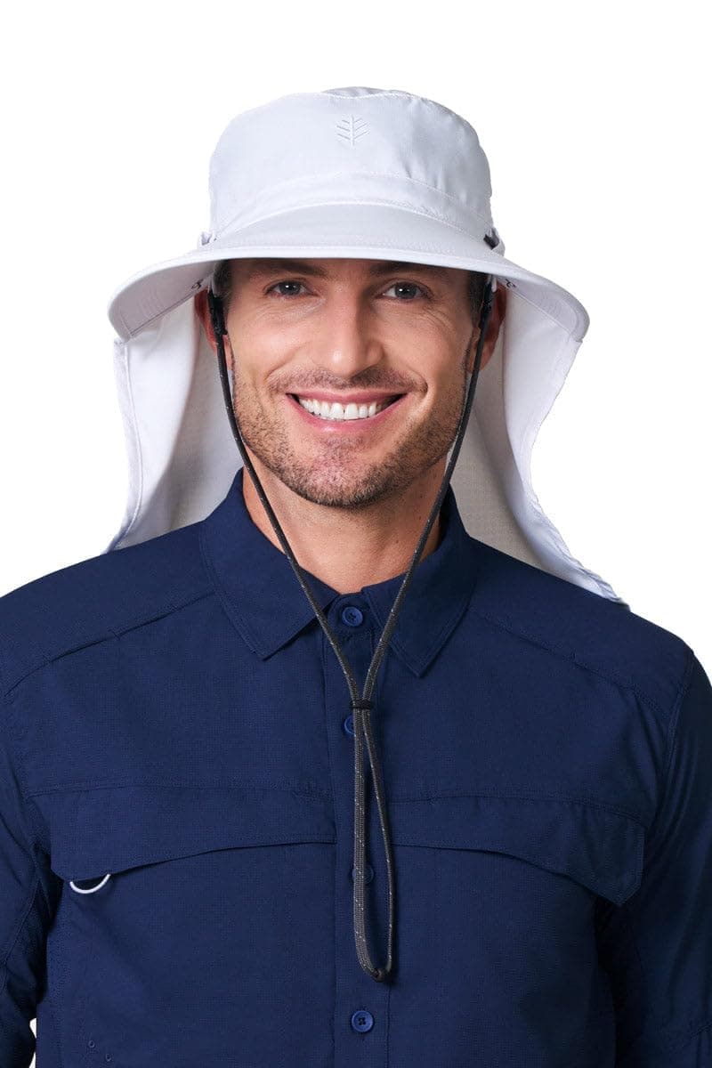 Sun Hat with Neck Drape & Clip-On Face Mask - UPF 50+ Sun Protection - Stevie Ultra