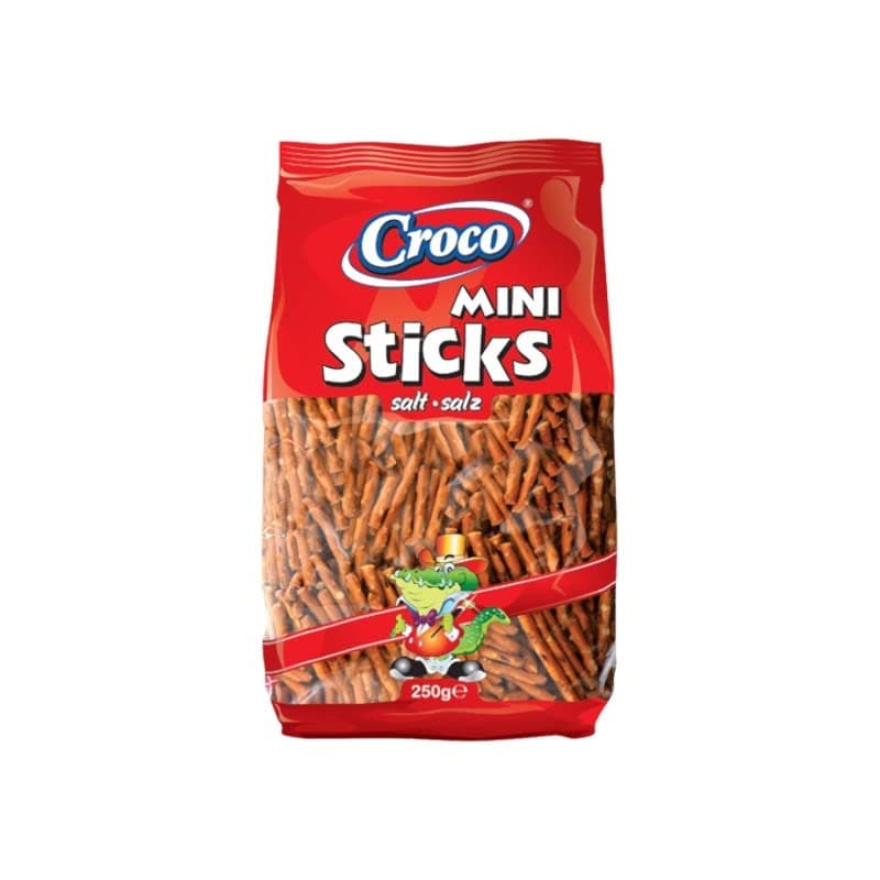 Croco Mini Sticks 250G | Pretzels | Bagel Chips | Imported Snacks