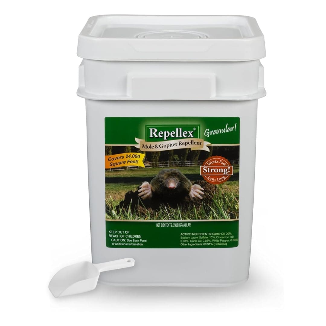 Mole/Gopher Repellent, 24 lb. with Scoop