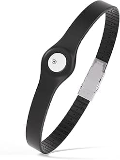 Divoti CGM Continuous Glucose Monitor Sensor Cover Armband Compatible with Freestyle Libre 3, Trim-to-fit Adjustability- Black