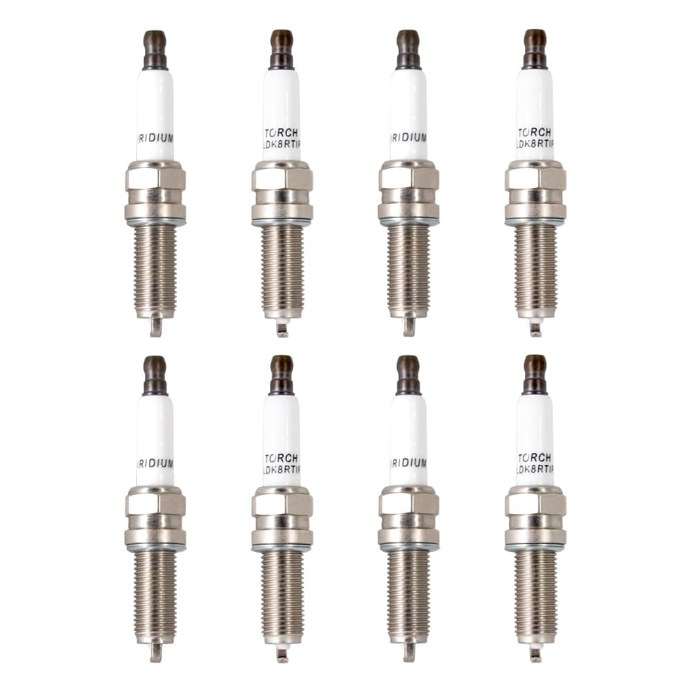 PK8 TORCH LDK8RTIP Iridium Platinum Spark Plug - Replace for BOSCH YR5NI332S, CHAMPION RER6WYPB, DENSO GX8-1 SXU22HDR8