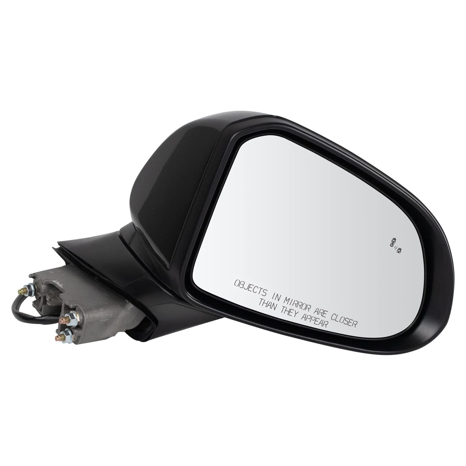 TRQ Right Mirror without Heat Passenger Side Compatible with 2019-2020 Hyundai Santa Fe HY1321262