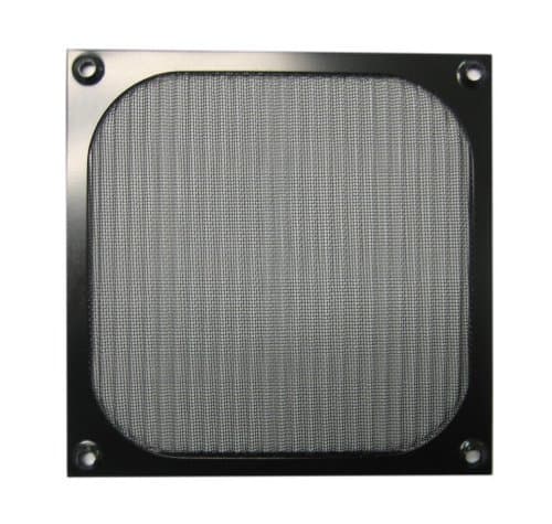 140mm Black Anodized Aluminum Computer PC Case Fan Grill / Guard / Filter