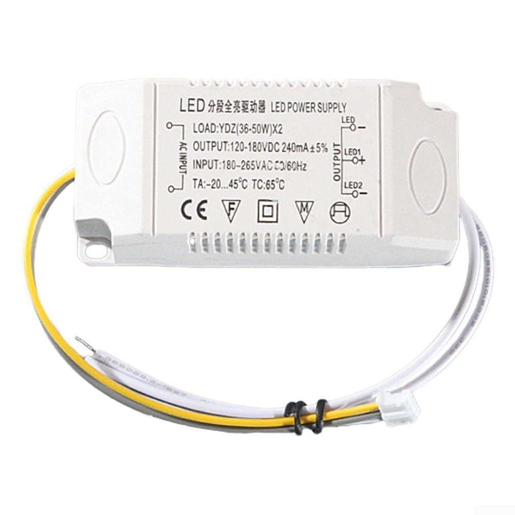 LED Driver, External Power Supply,Electronic Transformer Constant Current,Lighting Transformer Drivers,for various lighting applications,12-24W/24-36W/36-50W(（36-50W）*2)