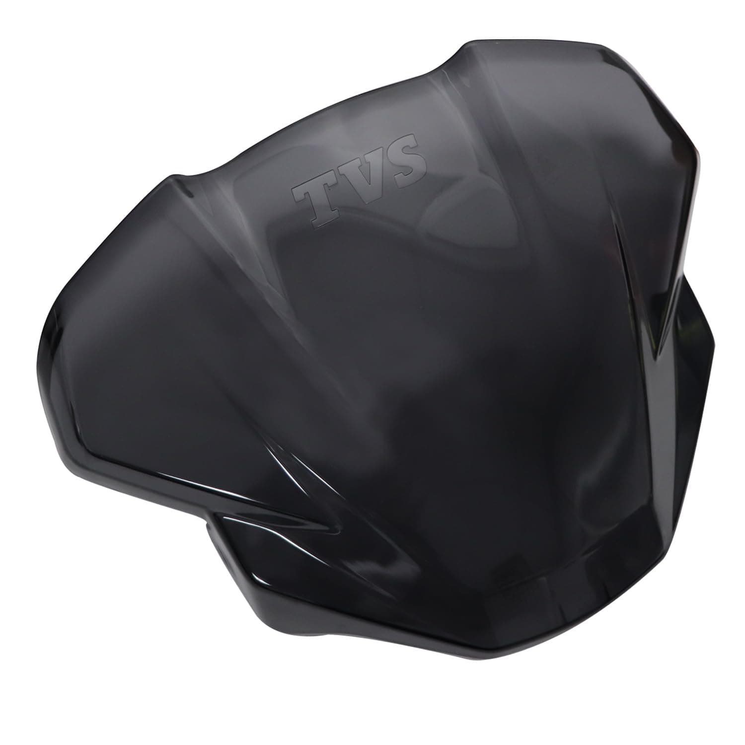 TVS Kit Visor Windshield Raider, Front Headlight Visor Bike Wind Deflectors Windscreen Glass Black Protector Superior ABS/PC Plastic |Visor for Bike | - Black