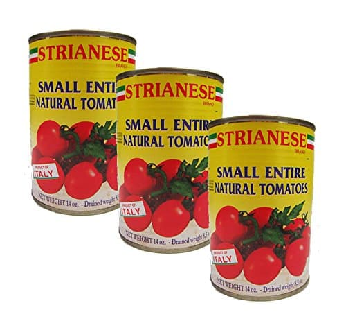 Strianese Small Entire Natural Cherry Tomatoes 14 Oz. - 3 Pack