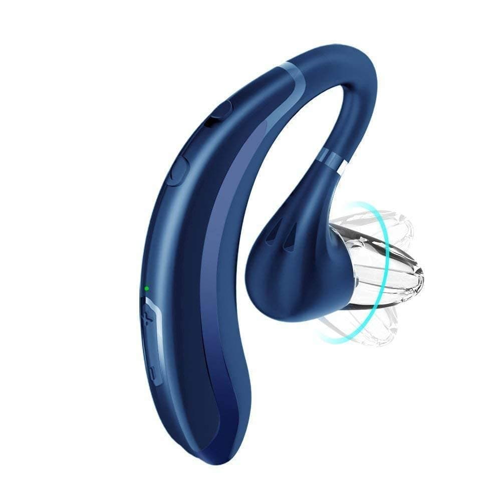 ENGLON Bluetooth Headset with Mic Bluetooth Single Headset Compatible for All Phone -S108 (Blue)
