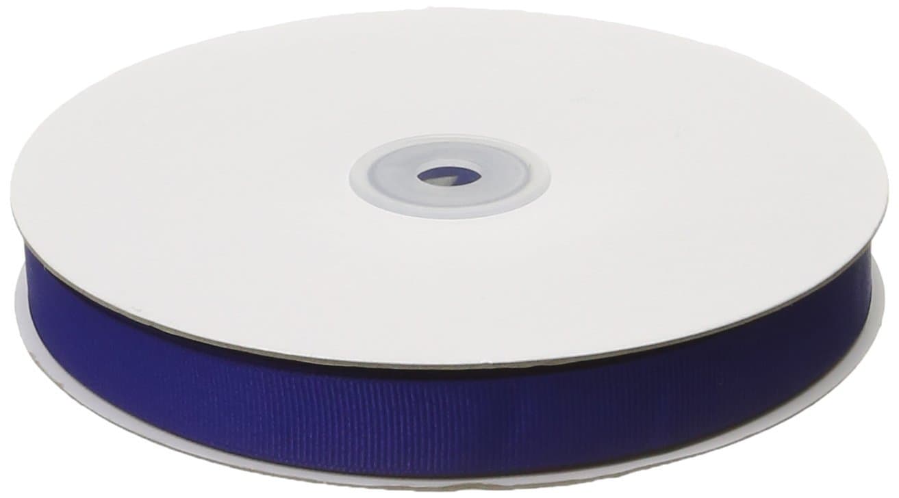 Creative Ideas 50-Yard Solid Grosgrain Ribbon, 5/8-Inch, Royal Blue