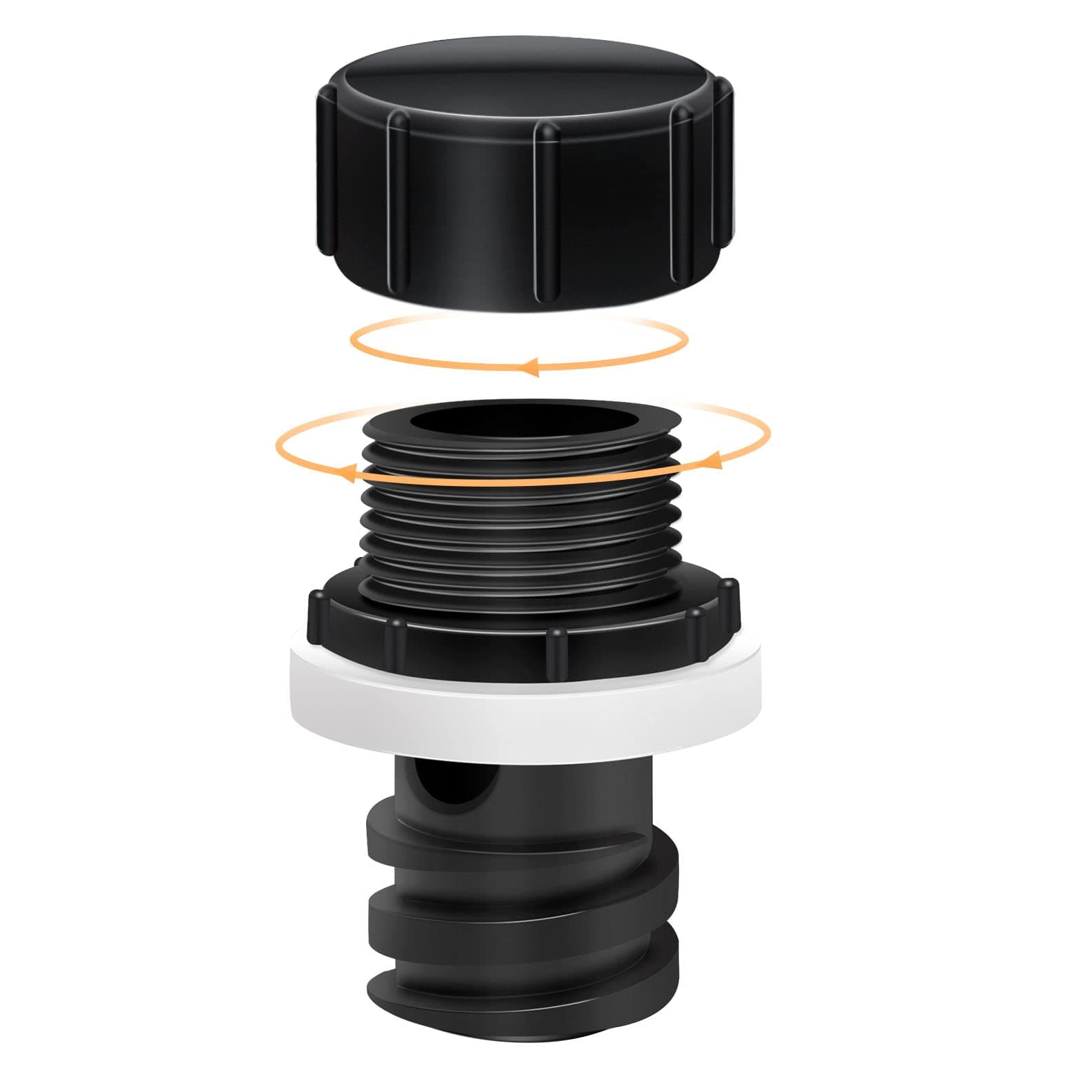 Cooler Drain Plug Hose Connection Compatible with Yeti Cooler,Cooler Drain Plug Replacement for Yeti's Line of Roadie, Tundra, and Tank Coolers,Coolers Leak-Proof Accessories