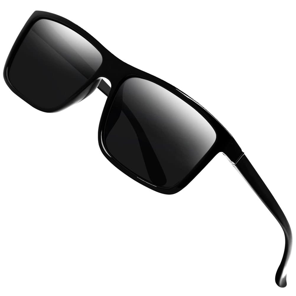 Polarized Sunglasses for Men Driving Mens Sunglasses Rectangular Vintage Sun Glasses for Men/Women