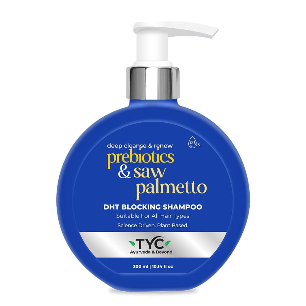 TYC - TRUST YOUR CHOICE Ayurvedic Dht Blocking Shampoo|Deep Cleansing, Itch Free Anti Dandruff|Sulphate Free|3-In-1 Organic Shampoo And Conditioner|300 Ml