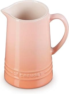 Stoneware Small Pitcher, 10 oz., Peche