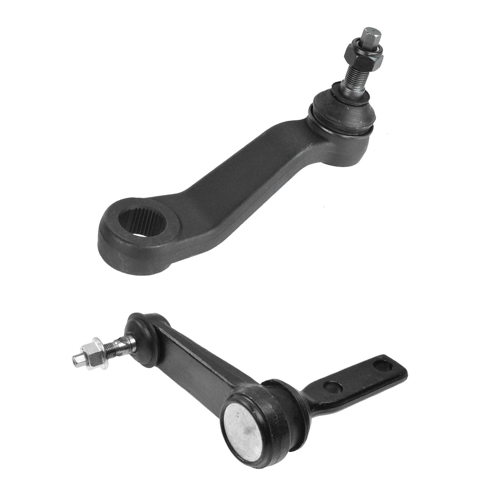 TRQ Front Driver & Passenger Side Steering Kit Idler Arm & Bracket Assembly Pitman Arm Compatible with 2000-2001 Dodge Ram 1500 2000-2002 Ram 2500 Ram 3500