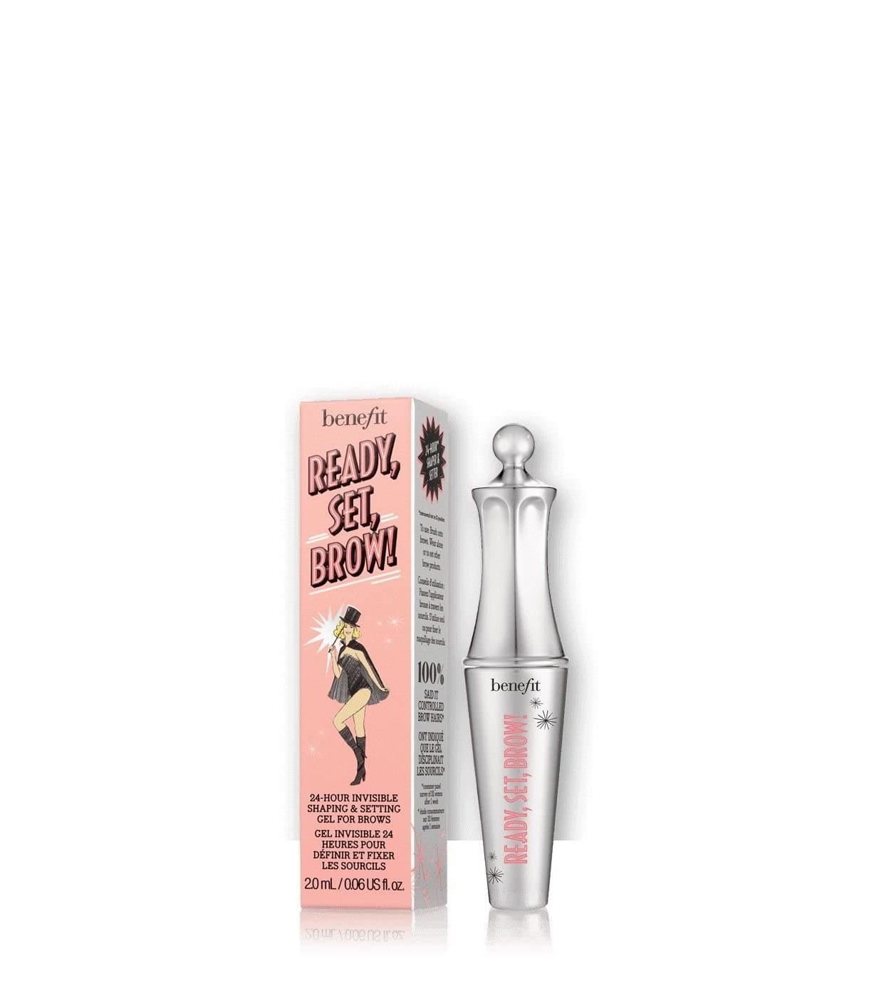 Ready Set Brow 24 Hour Invisible Shaping and Setting Clear Gel for Brows, 0.23 Ounce