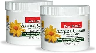 Arnica Cream Natural, Non-Greasy, Unscented Soothing Cream for Pain Relief, 4 oz (Pack of 2)