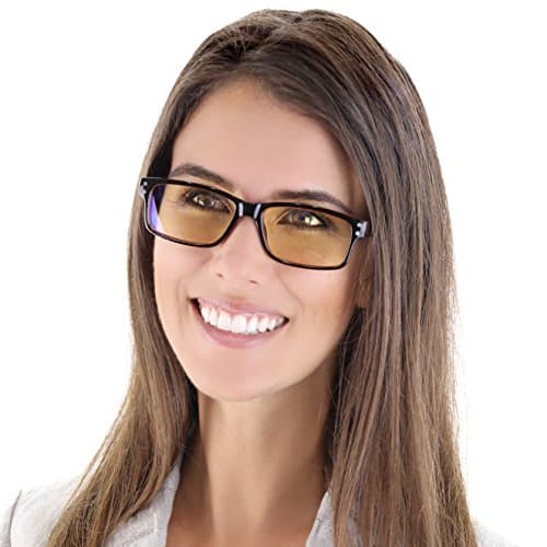 Salviso Blue Blocker Glasses - Blue Light Blocking Computer Glasses for Reducing Eye Strain and Eye Fatigue and Promoting Better Sleep - - Model: New, Retro Pink