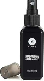 SUGAR Cosmetics - Grand Finale - Highlighting Setting Mist - 50 ml - 2-in-1 Setting Mist - For Longlasting Makeup and Sun Protection - Paraben Free