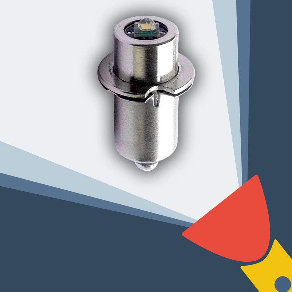 TorchUpgrades Compatible/Replacement for Maglite Led Conversion/Upgrade Bulb 375Lm Mag-Num Star II Bi-pin 2D/2C Cell Torch/Flashlight