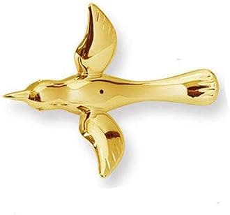 Creative DIY Flying Bird Decorative Hanging Ornaments for Ceiling Light Kindergarten Shopping Mall Home Window Decoration (3, Gold)