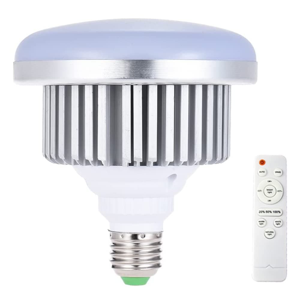 eWINNER Energy Saving LED E27 UFO modeling Light Bulb 150W remote control Adjustable color temperature 3000K-5700K bulb for Photography Photo Studio Video Home Commercial Lighting