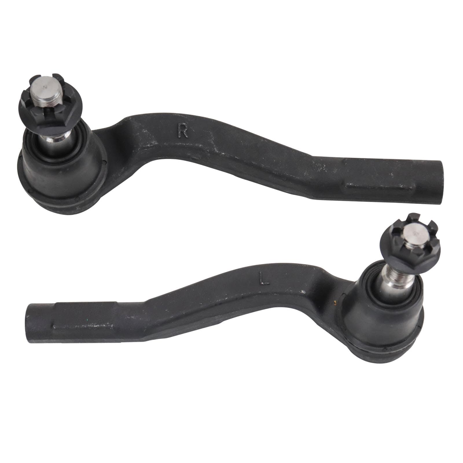 TRQ Front Outer Tie Rod Set Compatible with 15-21 Mercedes-Benz