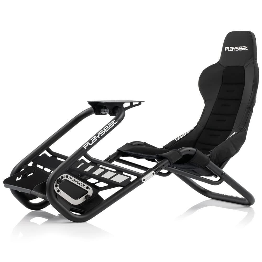 Trophy Sim Racing Cockpit | High Performance Racing Simulator Cockpit | Supports Direct Drive | Compatible with All Steering Wheels & Pedals on the Market | Supports PC & Console | Black