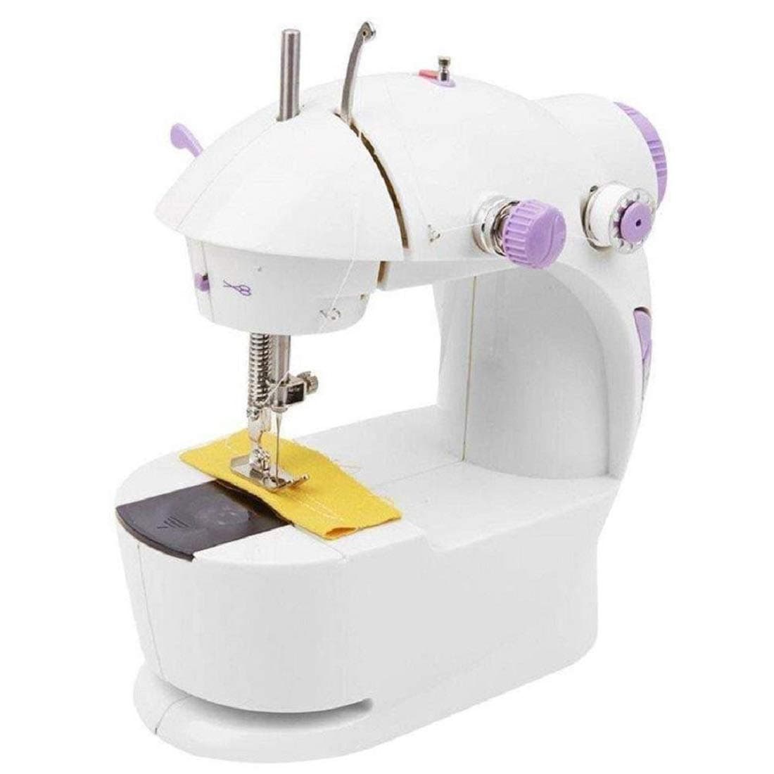 GOSHALI Multi Electric Mini 4 in 1 Desktop Functional Household Sewing Machine for Home