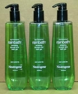 NeutrogenaRainbath Shower and Bath Gel, Pear & Green Tea, 40 Fl Oz (3 Pack)