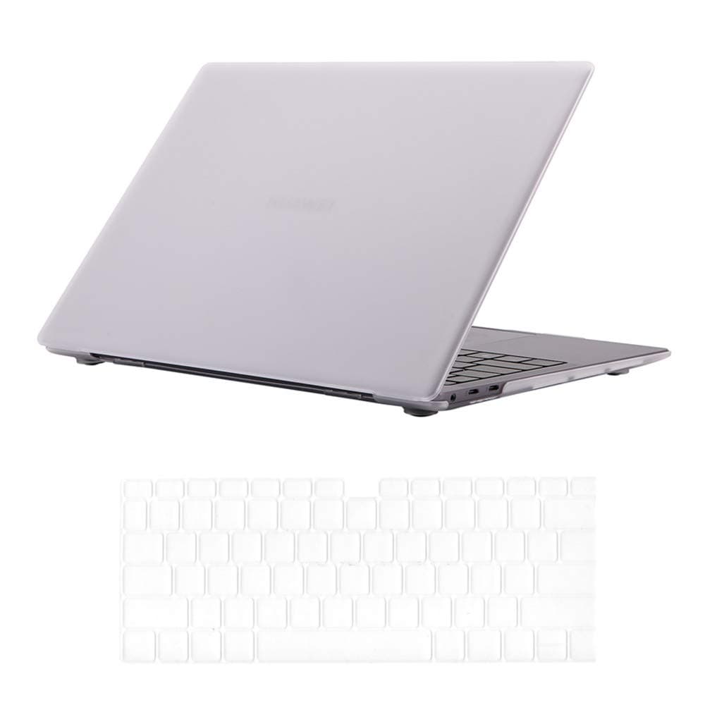 Compatible with Huawei Matebook X Pro Case Plastic Hard Shell Case Cover for Huawei Matebook X Pro 13.9 inch Touchscreen Fullview Laptop with Keyboard Cover Skin, Frosted Transparent