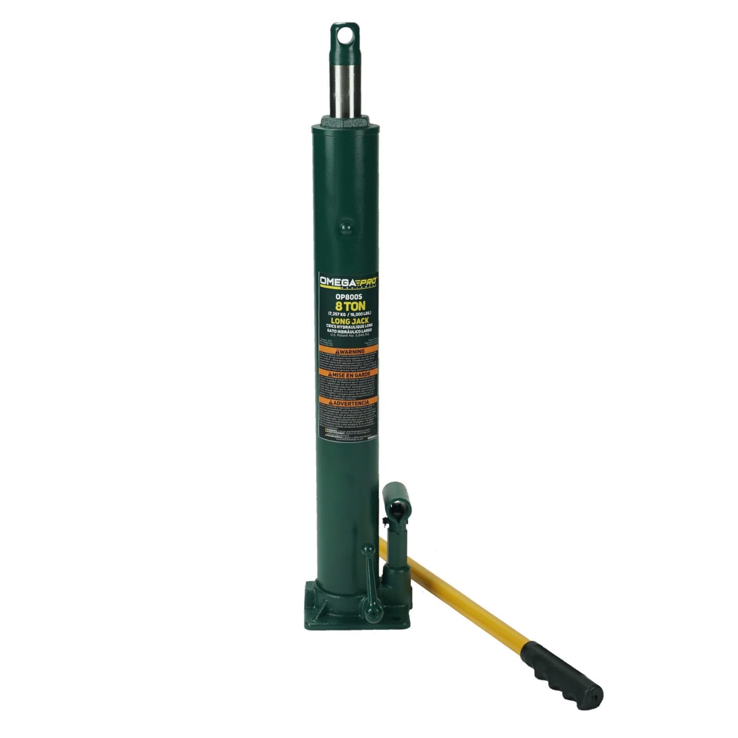 Hydraulic Long Ram Jack - 8 Ton Capacity with Flat Base for Auto Garage Shop,OP800S