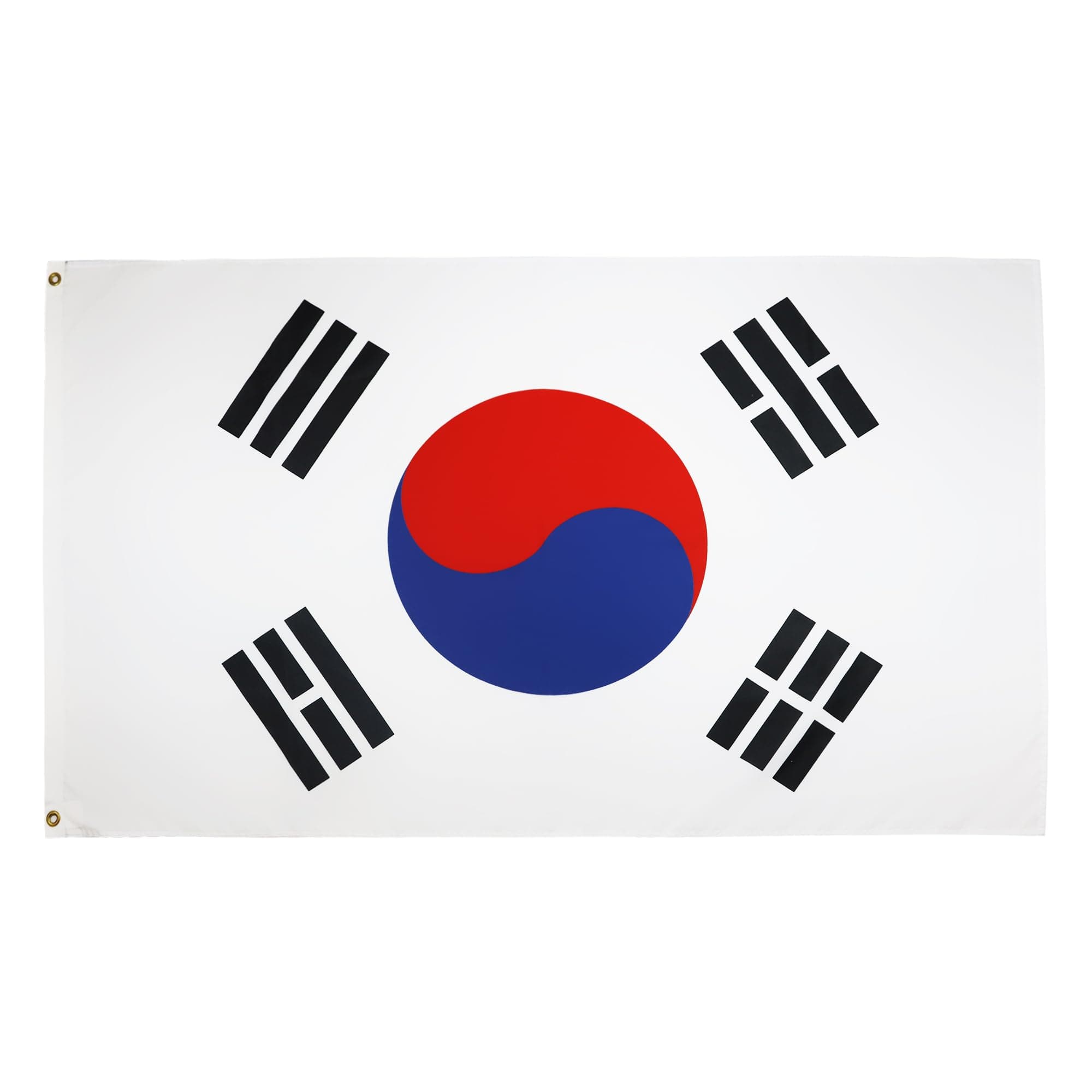AZ FLAG - South Korea Flag - 2x3 Ft - Light Polyester South Korean Banner with Two Brass Eyelets - Fade Resistant - Vivid Colors - 2' x 3' Feet - 90x60 Cm