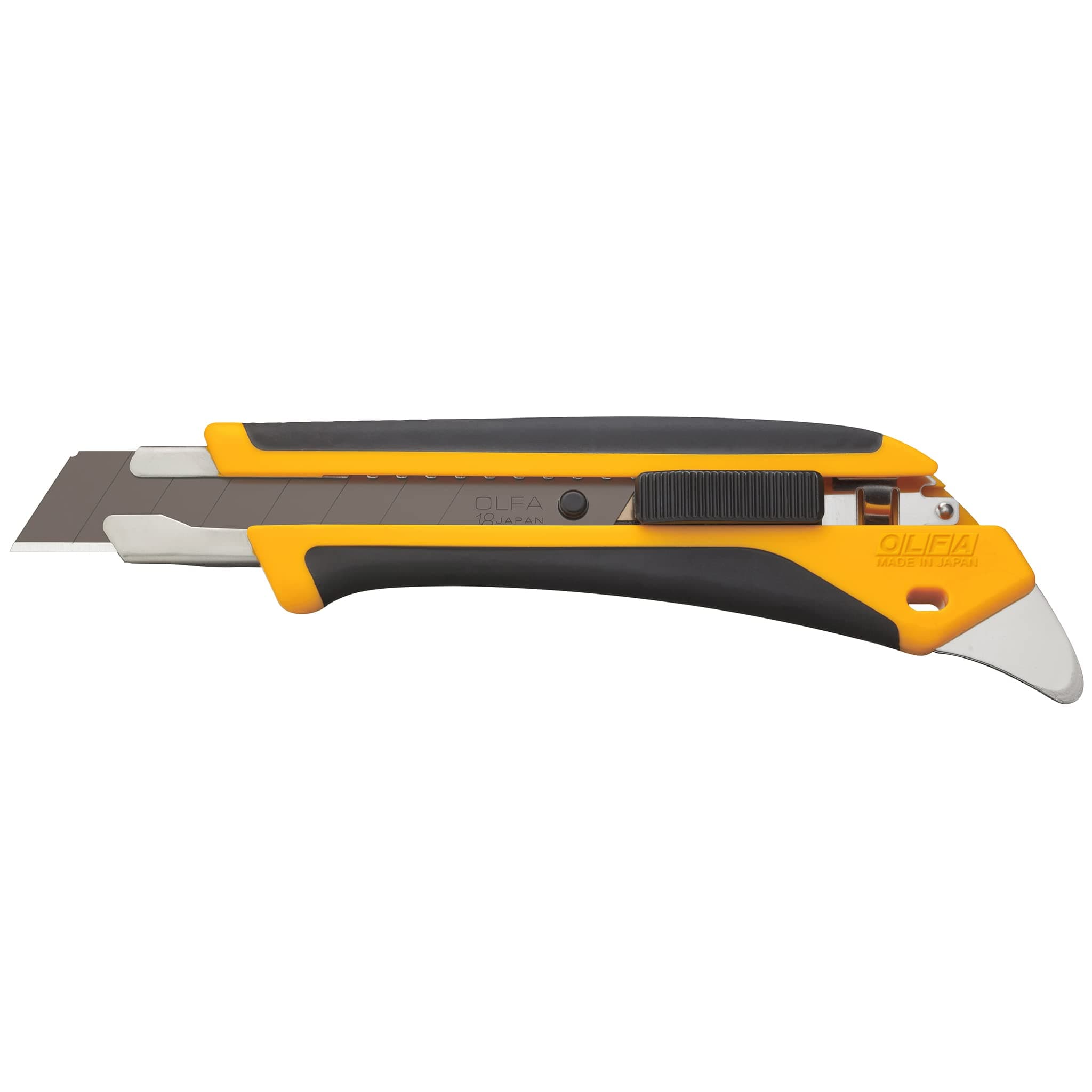 OLFA 18mm Heavy-Duty Utility Knife (LA-X) - Multi-Purpose No-Slip Grip Utility Knife w/Reinforced Fiberglass Handle & Snap-Off Blade, Replacement Blades: Any OLFA 18mm Blade