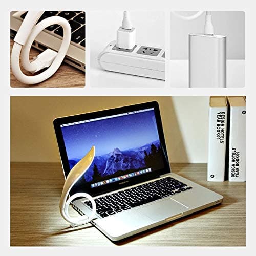 Limra USB Led Desk Lamp Portable Rectangle Glow Light Flexo Flexible Table Lamps LED Bulb Reading Book Lights for…