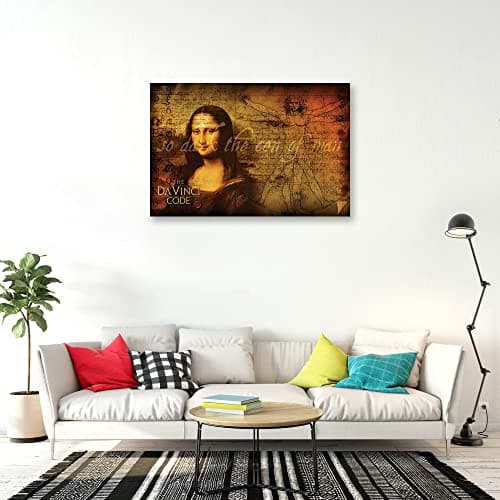 POSTER STOP ONLINE The Da Vinci Code - Movie Poster (Mona Lisa & Vitruvian Man) (Size 36" x 24")