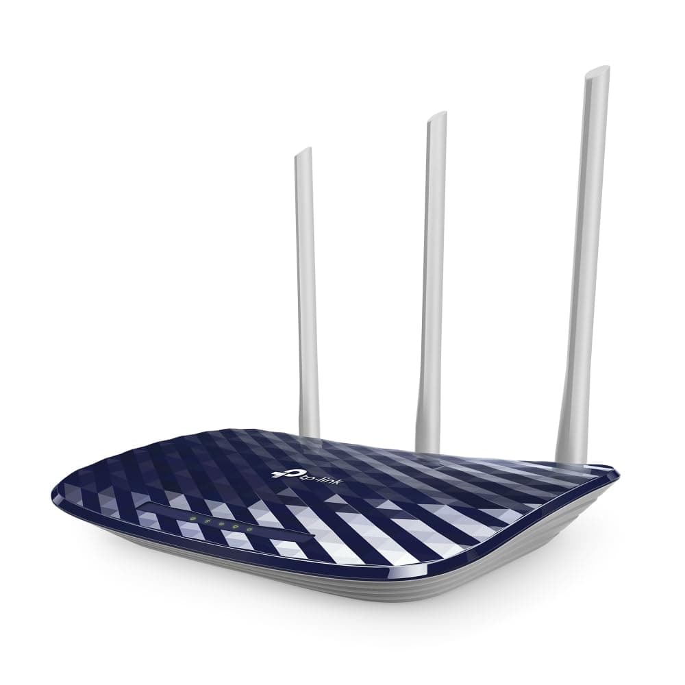 TP-Link AC750 Dual Band Wireless Cable Router, 4 10/100 LAN + 10/100 WAN Ports, Support Guest Network and Parental Control, 750Mbps Speed Wi-Fi, 3 Antennas (Archer C20)