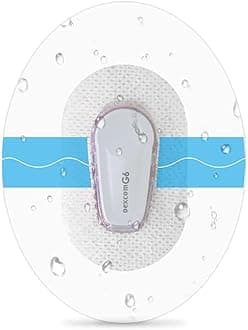 HONYOU G6 Adhesive Patches-36Pack Waterproof Adhesive Patches for G6 Premium Transparent Overpatch 10 Days Long Stay Covers Easy to Use by One Hand